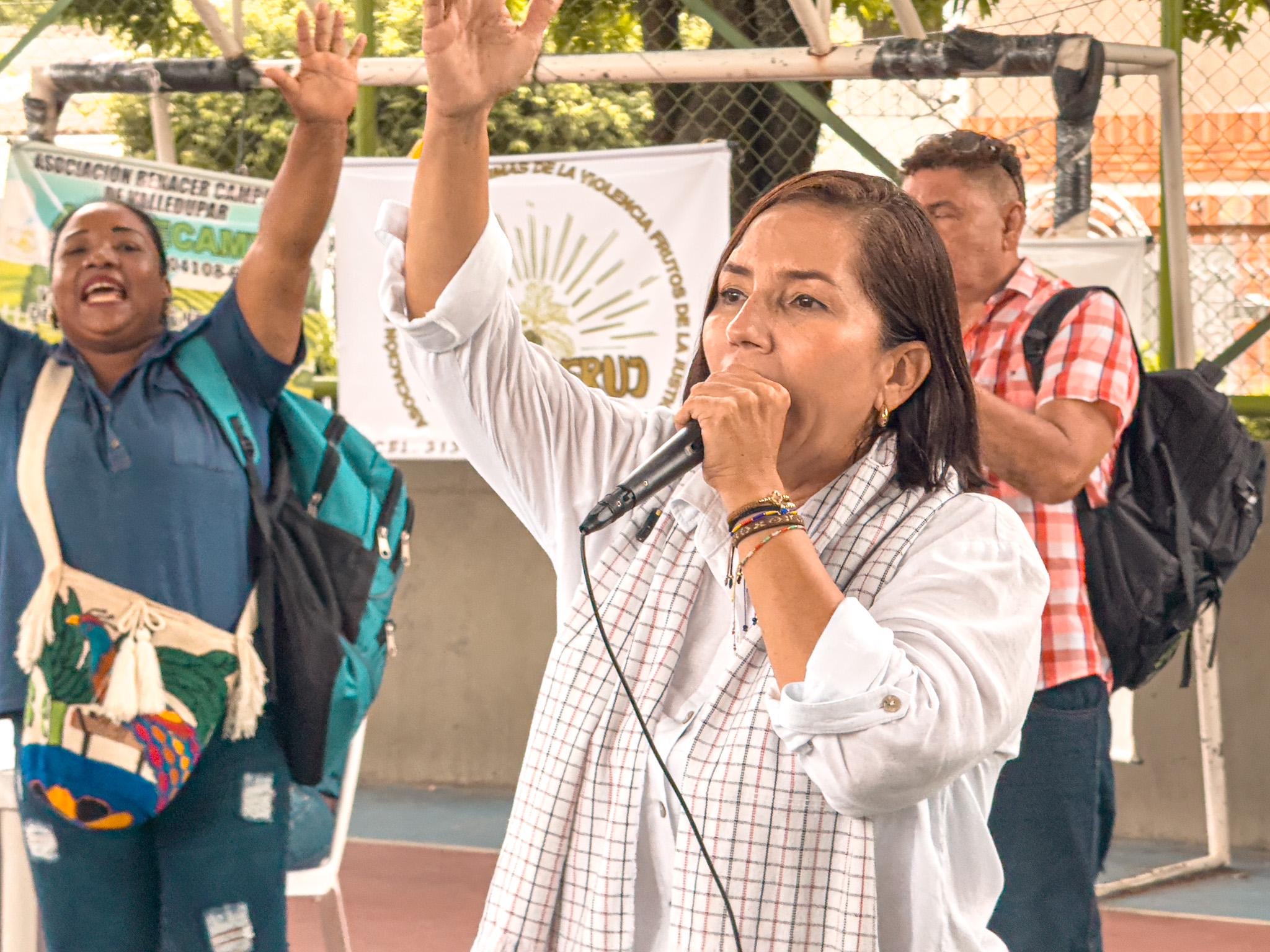 Alexandra Pineda busca consolidarse como la carta fuerte del Pacto Histórico en el Cesar
