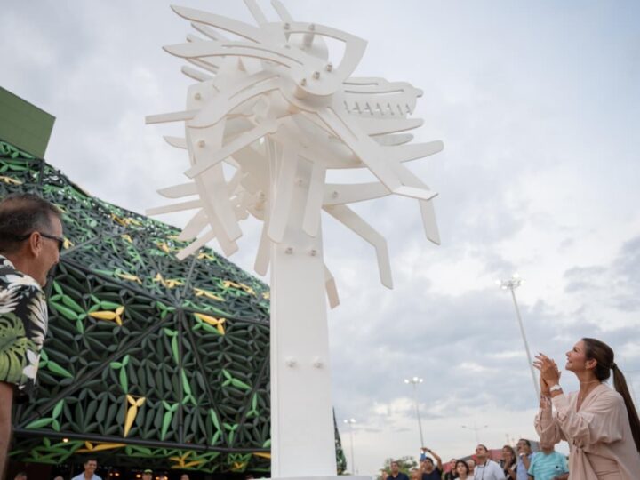 Presentan el contenido museográfico del Centro Cultural y de Convenciones de la Música Vallenata y develan la escultura ‘Koone’