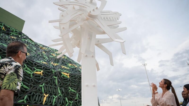 Presentan el contenido museográfico del Centro Cultural y de Convenciones de la Música Vallenata y develan la escultura ‘Koone’
