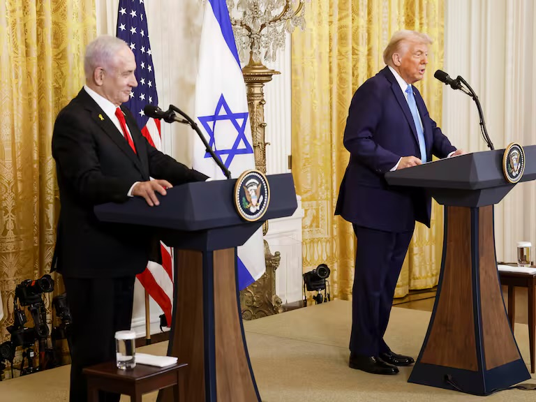 Trump anuncia acuerdo inicial de paz entre Israel y Hamás