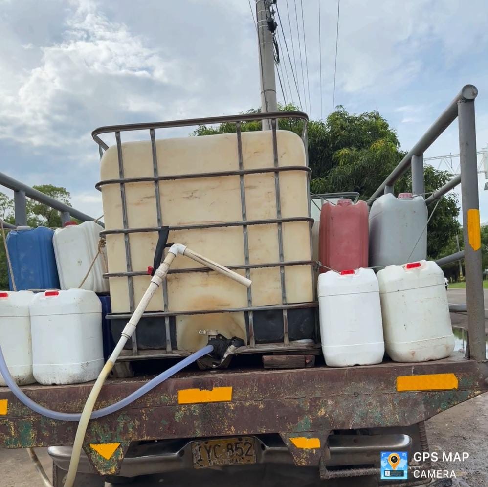 Capturadas tres personas en Valledupar por robo de agua con fines comerciales