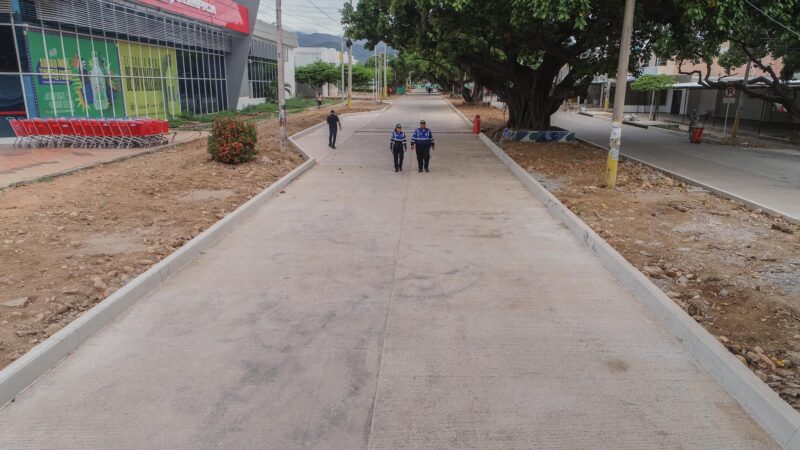 Avanza la modernización de la Avenida Simón Bolívar: Valledupar habilita 260 metros adicionales de vía renovada