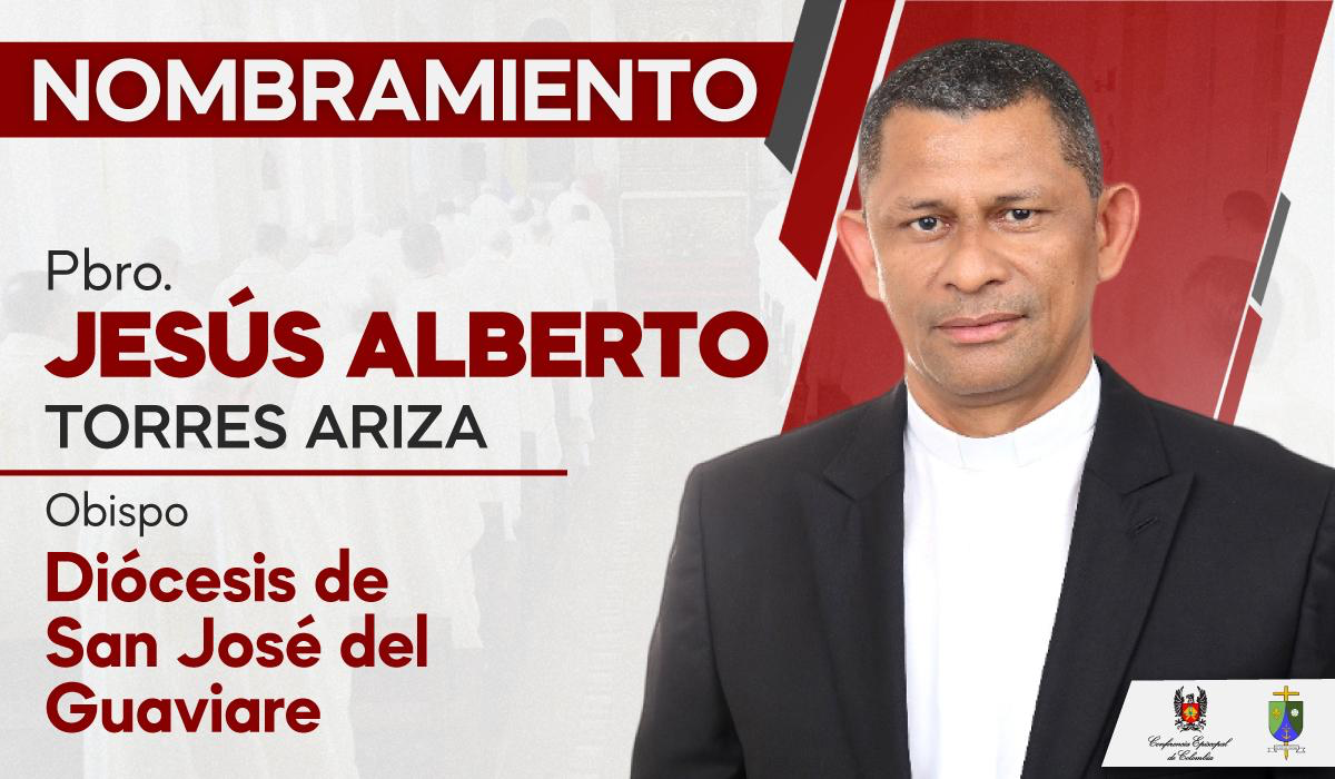 Papa León XIV nombra a Jesús Alberto Torres Ariza como nuevo obispo de San José del Guaviare