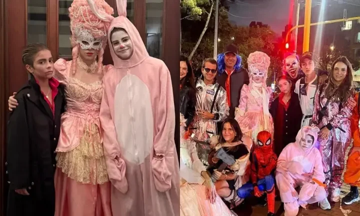 Shakira celebró Halloween en las calles de Bogotá antes de su concierto con la Filarmónica de Mujeres