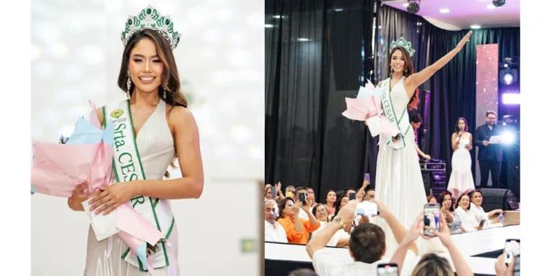 María Camila Tamayo fue impuesta como Señorita Cesar y representará al departamento en el Concurso Nacional de Belleza 2025