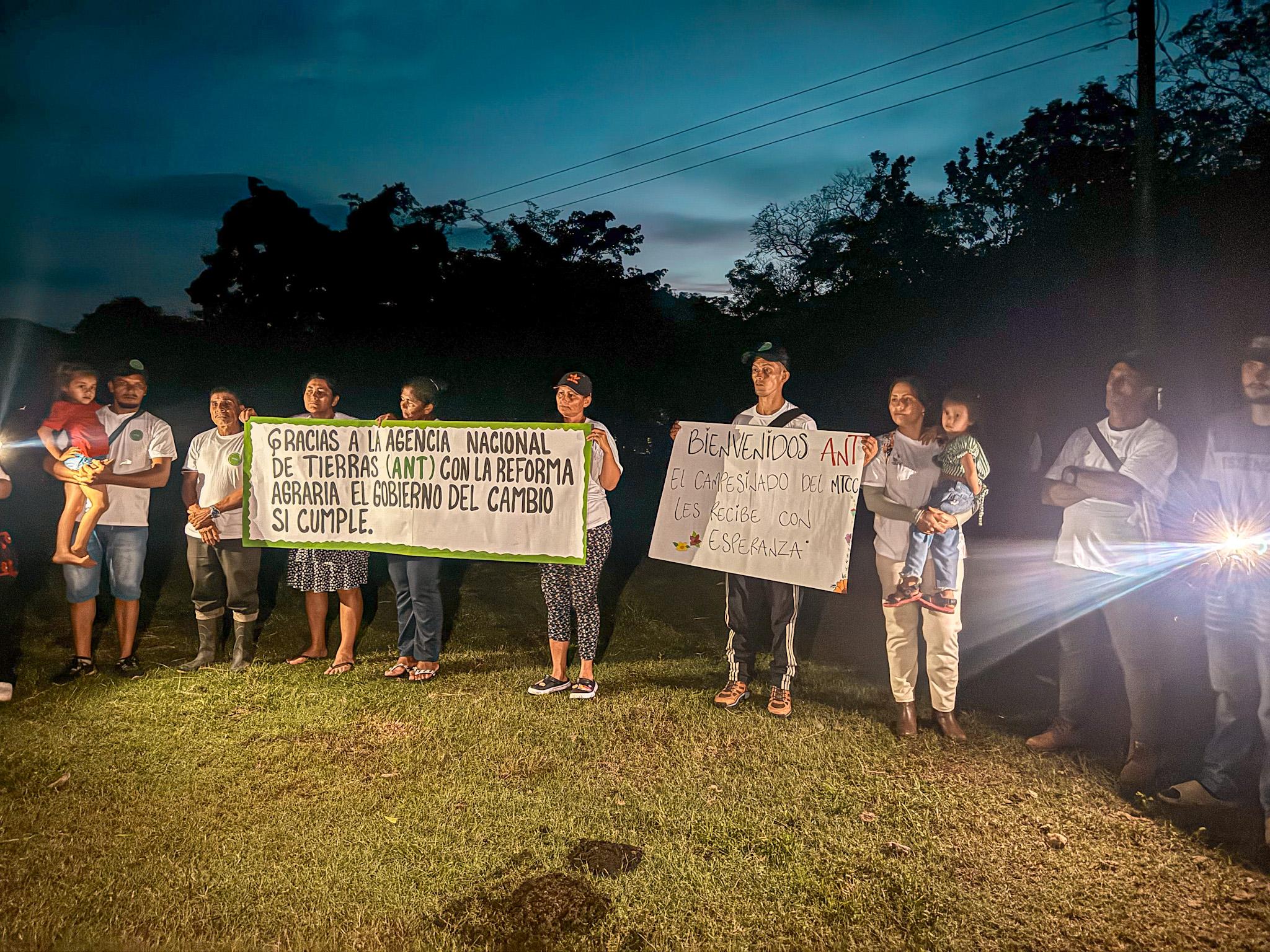 Avanza la reforma agraria en el Cesar: 19 familias reciben 159 hectáreas para producción campesina