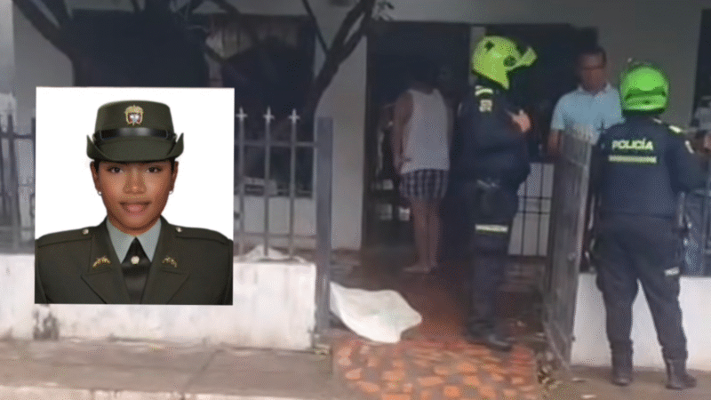 Patrullera de la Policía fue asesinada en Valledupar; su pareja, funcionario del INPEC, fue capturado